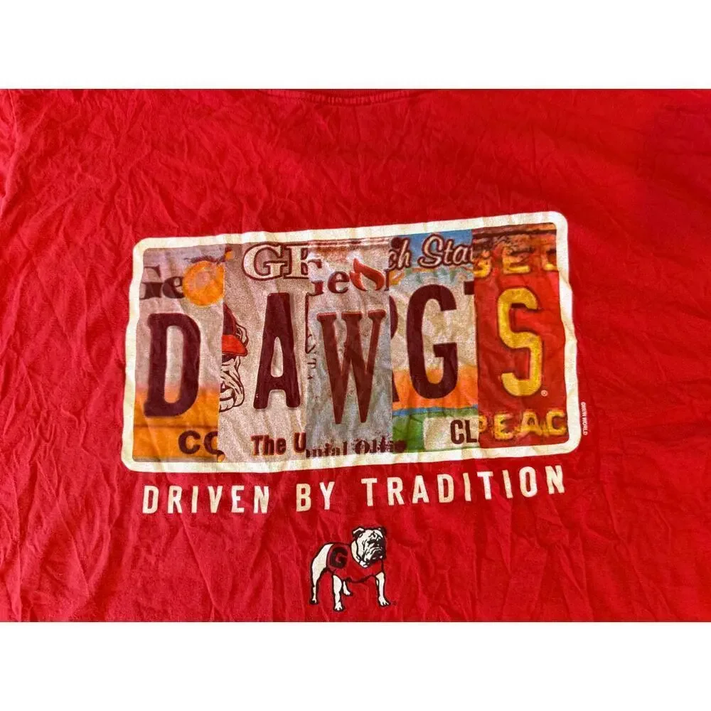 UNIVERSITY OF GEORGIA Dawgs Tee T-Shirt Collegiate Gameday 2XL XXL - Picture 4 of 6